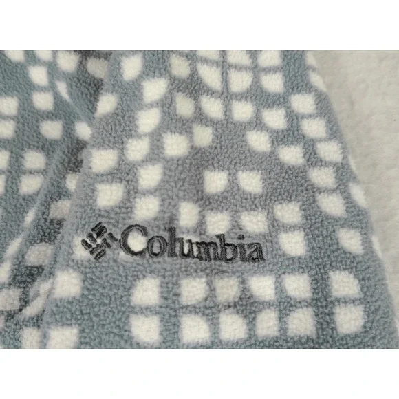 Columbia Sportswear Women's Fleece Quarter Zip Pullover Gray White Pattern Sz S - Picture 4 of 8